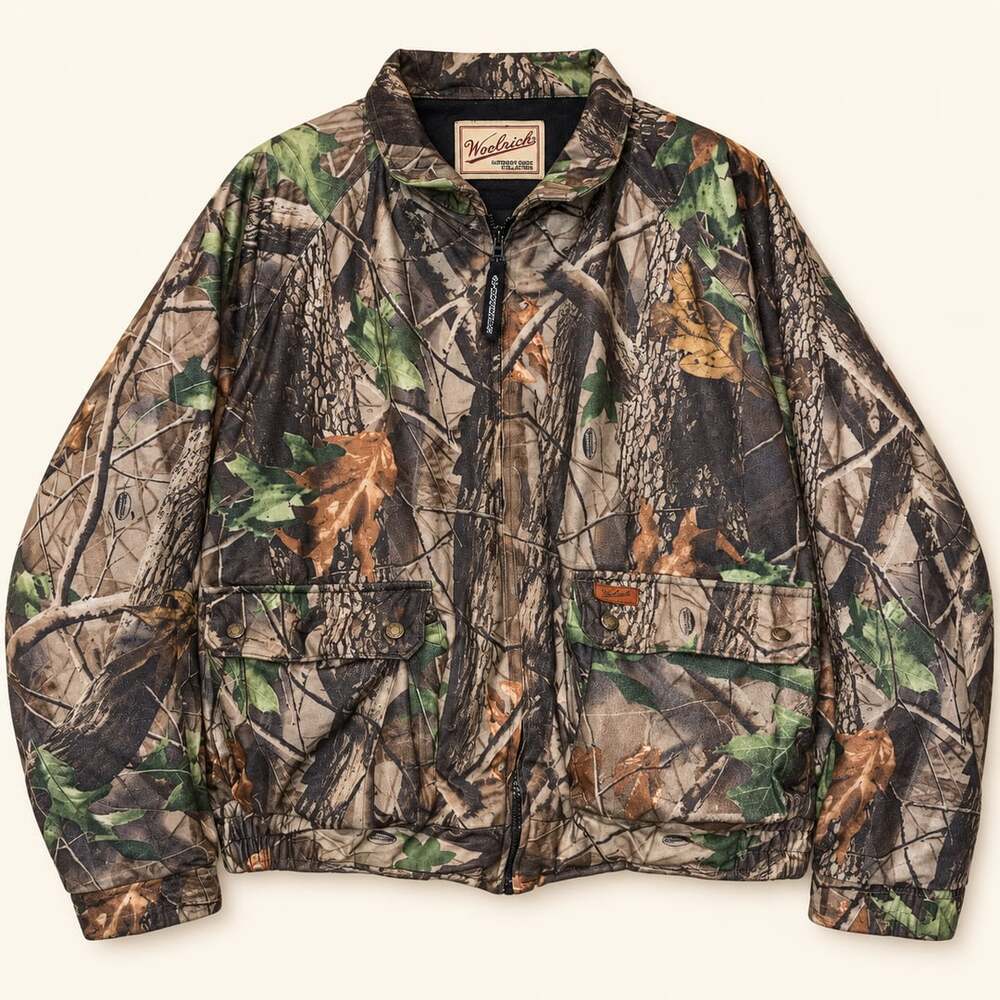 Woolrich Realtree Camo Hunting Jacket XXL Gorpcore Outdoor Guide Y2K